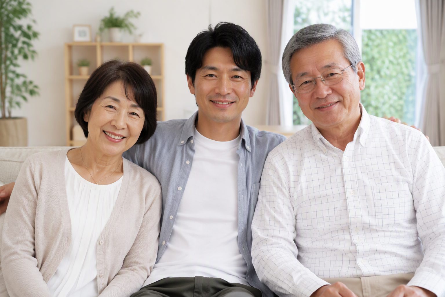 三世代の家族