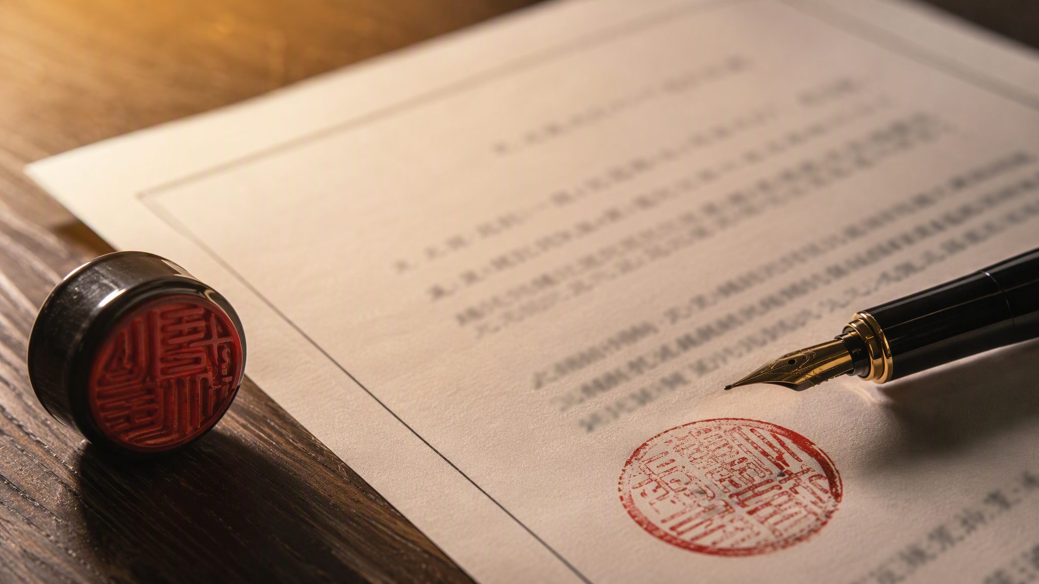 登記書類と印鑑